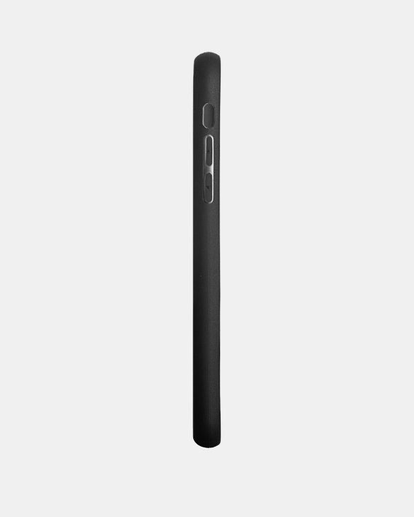 Чохол із чорної шкіри Saffiano для iPhone XS Max