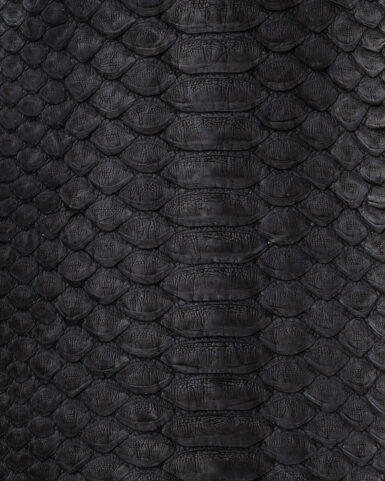 ціна на Чехол из черной кожи питона с широкими чешуйками для iPhone XS