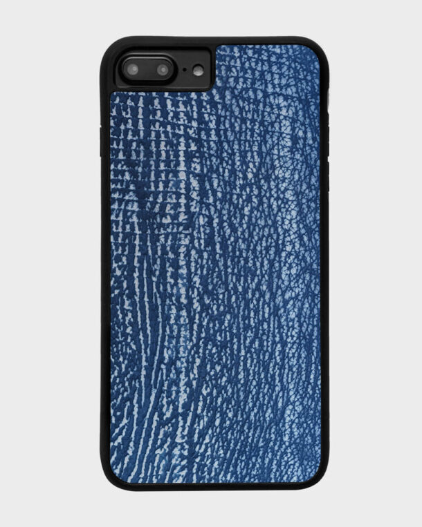 Чохол із синьої шкіри акули для iPhone 7 Plus
