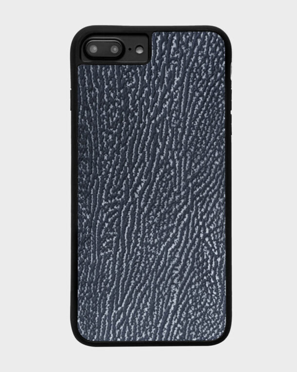 Чохол із темно-сірої шкіри акули для iPhone 7 Plus