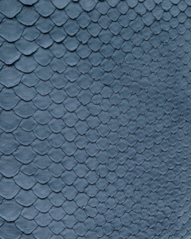 Чохол із сіро-синьої шкіри пітона з дрібними лусочками для iPhone 7+