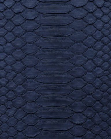 Чохол із темно-синьої шкіри пітона з широкими лусочками для iPhone X