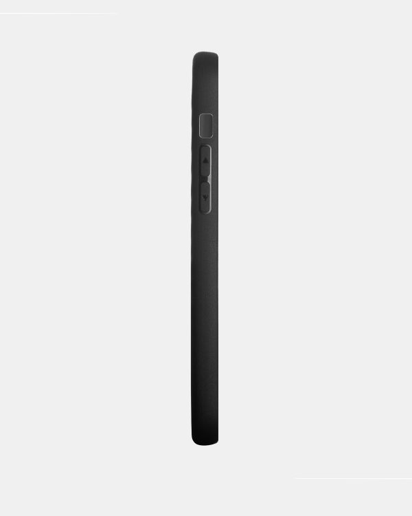 Чохол із чорної шкіри пітона з дрібними лусочками для iPhone 12 Pro Max
