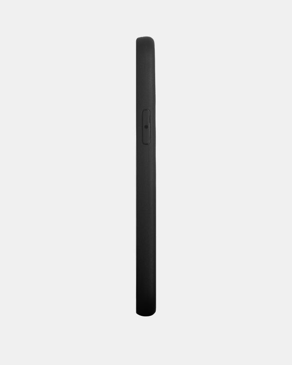 Чохол із чорної шкіри пітона з широкими лусочками для iPhone 12 Pro Max у Києві
