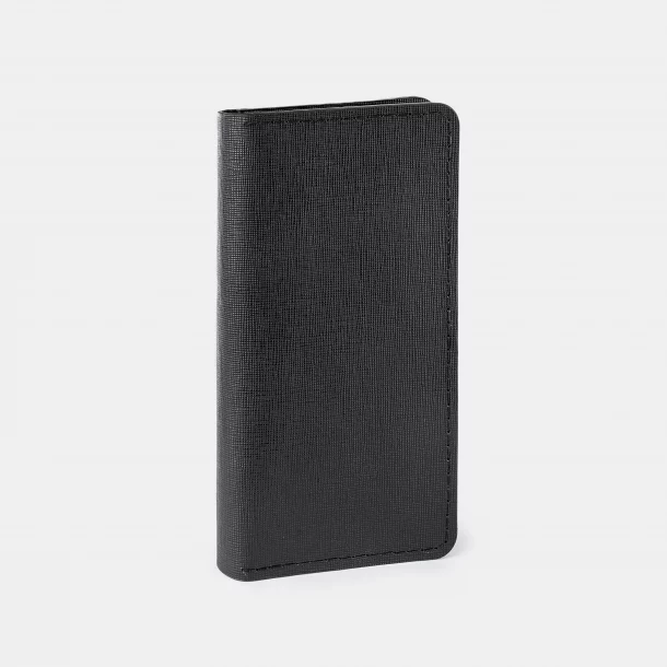 Wallet made of black Saffiano calfskin