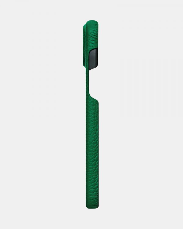 Яскраво-зелений шкіряний чохол для iPhone 14 Plus