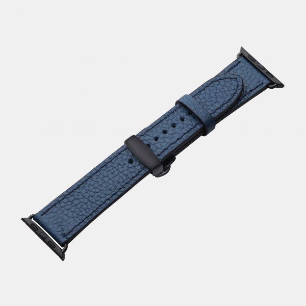 ціна на Ремінець для Apple Watch із телячої шкіри флотар в темно-синьому кольорі