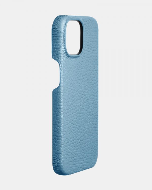 Blue leather case for iPhone 13 Mini