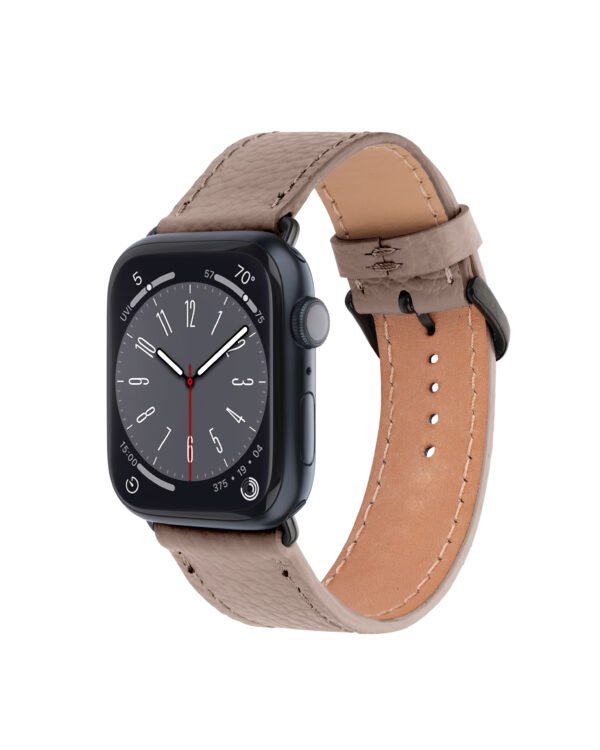 Ремінець для Apple Watch із телячої шкіри флотар в бежевому кольорі