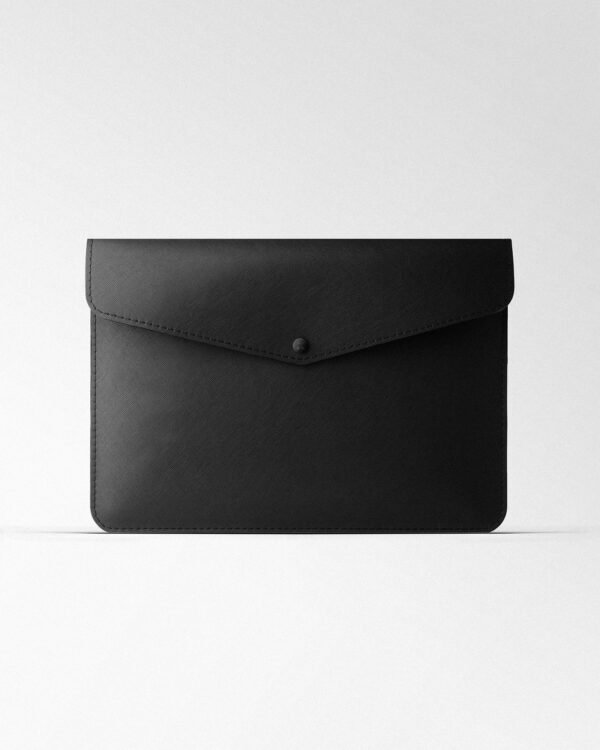 Чохол Envelope із чорної сафіано для MacBook
