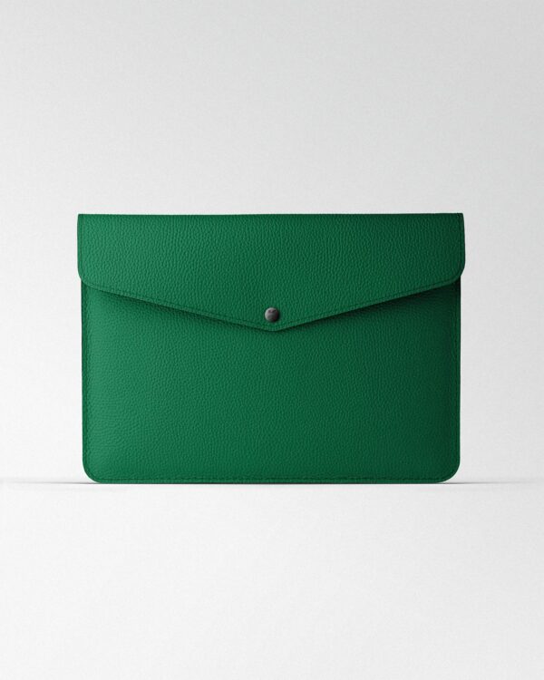 Чохол Envelope із зеленої шкіри для MacBook