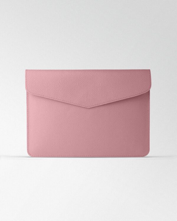 Чохол Magnetic Envelope із рожевої текстурної шкіри для MacBook